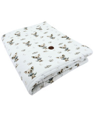 Bamboo Blanket 90x120 cm with Filling – Breathable & Soft Baby Crib Quilt PHOTOGRAPHER