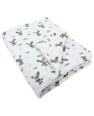 Bambusdecke 90x120 cm mit Füllung – Atmungsaktive & Weiche Babybettdecke PHOTOGRAPHER