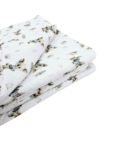 Bamboo Blanket 90x120 cm with Filling – Breathable & Soft Baby Crib Quilt PHOTOGRAPHER