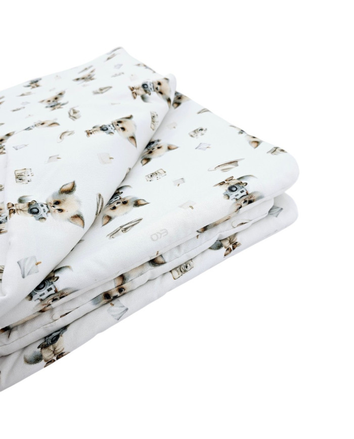 Bambusdecke 90x120 cm mit Füllung – Atmungsaktive & Weiche Babybettdecke PHOTOGRAPHER