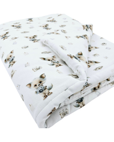 Bamboo Blanket 90x120 cm with Filling – Breathable & Soft Baby Crib Quilt PHOTOGRAPHER