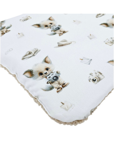 Coussin plat 30x40 cm - Bambou + Bouclé PHOTOGRAPHER