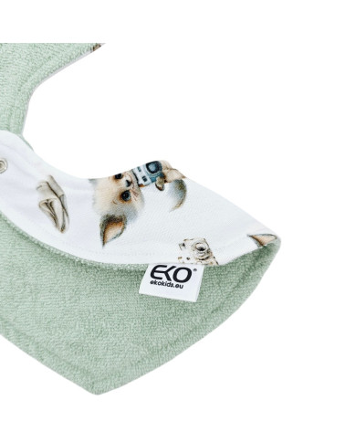 Pull-up bib BAMBOO PHOTOGRAPHER/MINT