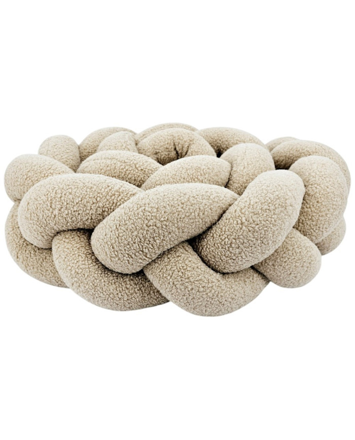 Bouclé Fonott Rácsvédő – Puha és Stílusos „Bárányka” Textúra BEIGE