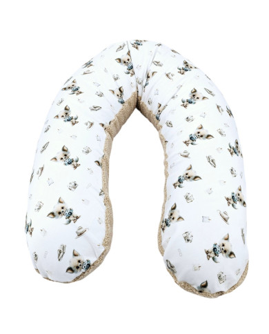 Large Nursing Pillow Bamboo + Bouclé – Luxury Comfort & Hygiene PHOTOGRAPHER