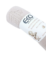 Bambusa trikotāžas sega MUFFINS ROSE PINK