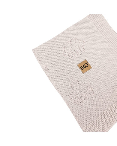 Bambusa trikotāžas sega MUFFINS ROSE PINK