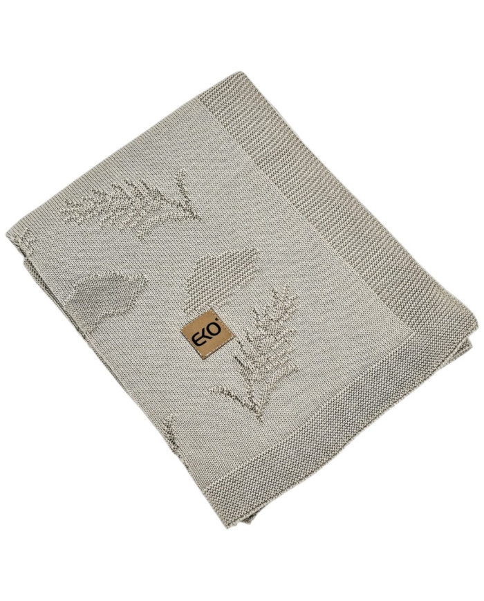 Bambusz kötött takaró Spikes BEIGE