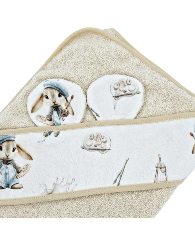 Serviette de bain en bambou PAINTER/SAND