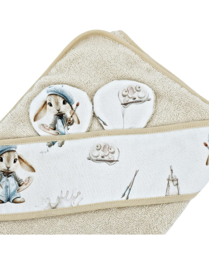 Serviette de bain en bambou PAINTER/SAND