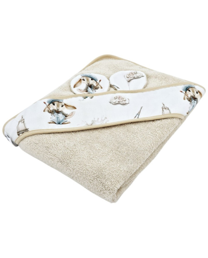 Serviette de bain en bambou PAINTER/SAND