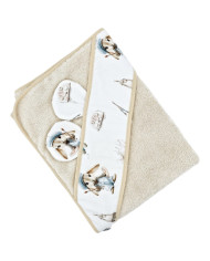Serviette de bain en bambou PAINTER/SAND