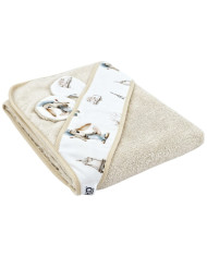 Bamboo bath cover PAINTER/SAND