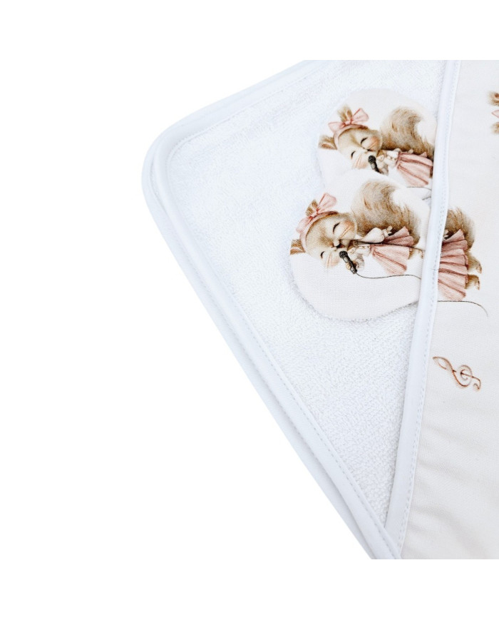 Badetuch aus Bambus SINGER/WHITE