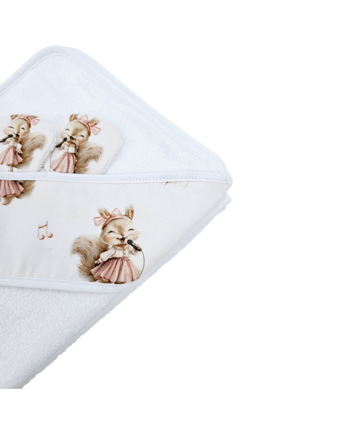 Badetuch aus Bambus SINGER/WHITE