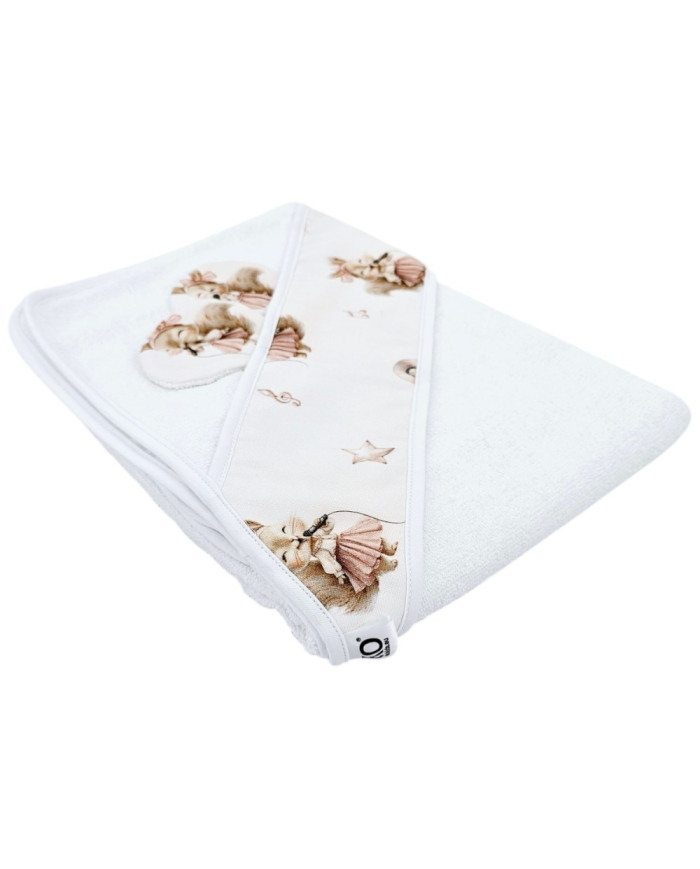 Badetuch aus Bambus SINGER/WHITE