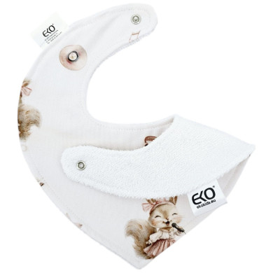 Śliniak na napy BAMBUS PIOSENKARKA/BIAŁY