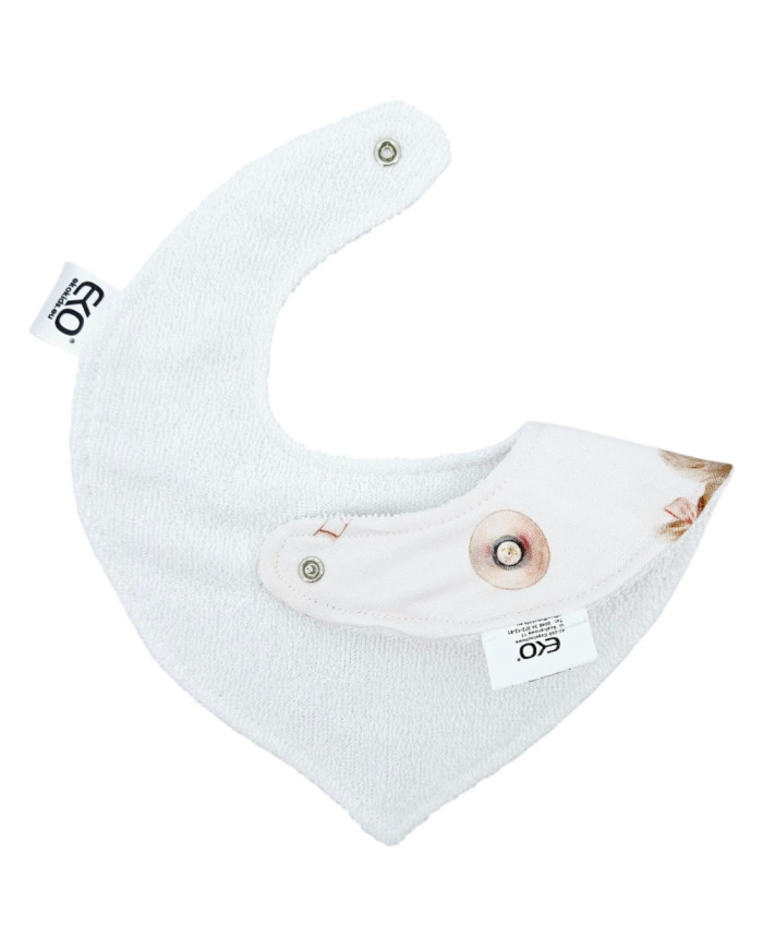 Pull-up bib BAMBOO SINGER/WHITE