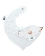 Pull-up bib BAMBOO SINGER/WHITE