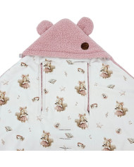 Autokrēsliņa guļammaiss BAMBOO+BOUCLE 3 un 5 punktu jostas SINGER