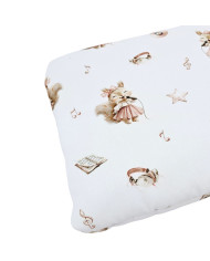 Oreiller plat en bambou 30x40 cm – Antiallergique avec rembourrage SINGER