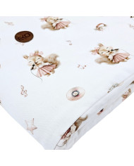 Couverture en bambou 75x100 cm avec rembourrage – Douce et Respirante pour Poussette et Lit Bébé SINGER