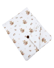 Bambusdecke 90x120 cm mit Füllung – Atmungsaktive & Weiche Babybettdecke SINGER