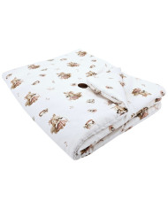 Bambusdecke 90x120 cm mit Füllung – Atmungsaktive & Weiche Babybettdecke SINGER