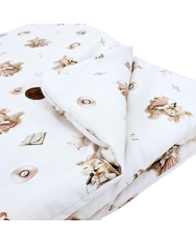 Couette en bambou 90x120 cm avec rembourrage – Respirante et Douce pour Lit Bébé SINGER