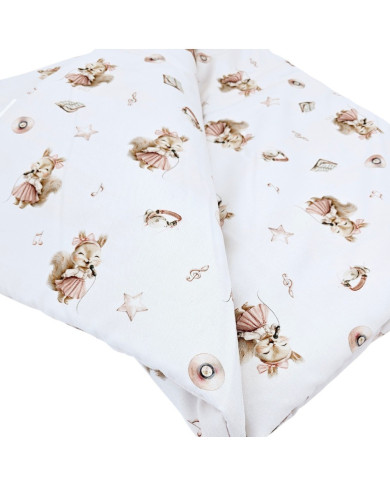 Bamboo Blanket 90x120 cm with Filling – Breathable & Soft Baby Crib Quilt SINGER