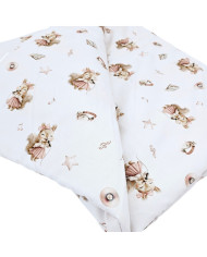 Bambusdecke 90x120 cm mit Füllung – Atmungsaktive & Weiche Babybettdecke SINGER