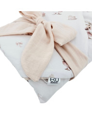 Printani Pamučni+muslin Baby Wrap sa kokosovim umetkom COOK