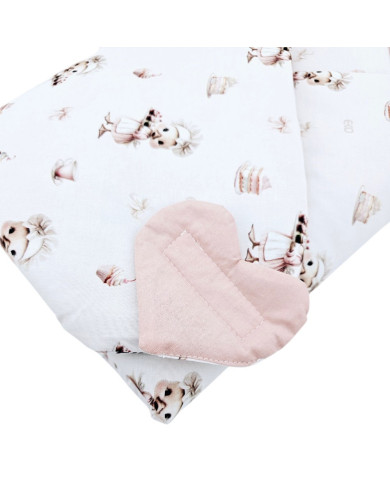 Cône en coton imprimé double face COOK