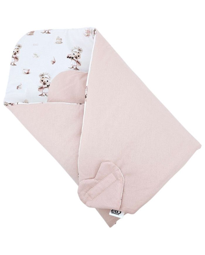 Cône en coton imprimé double face COOK