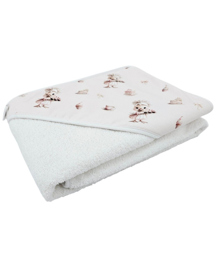 Bademantel COOK/WHITE