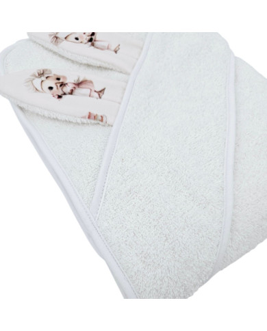 Peignoir en coton COOK/WHITE