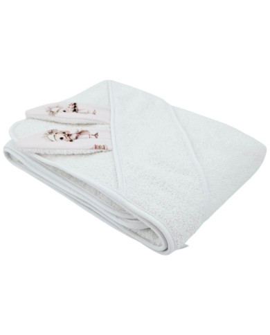 Peignoir en coton COOK/WHITE