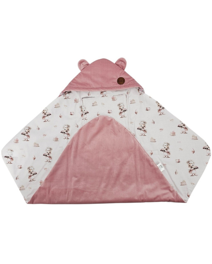 Baby Car Seat Sleeping Bag VELVET 3 and 5-point belts COOK