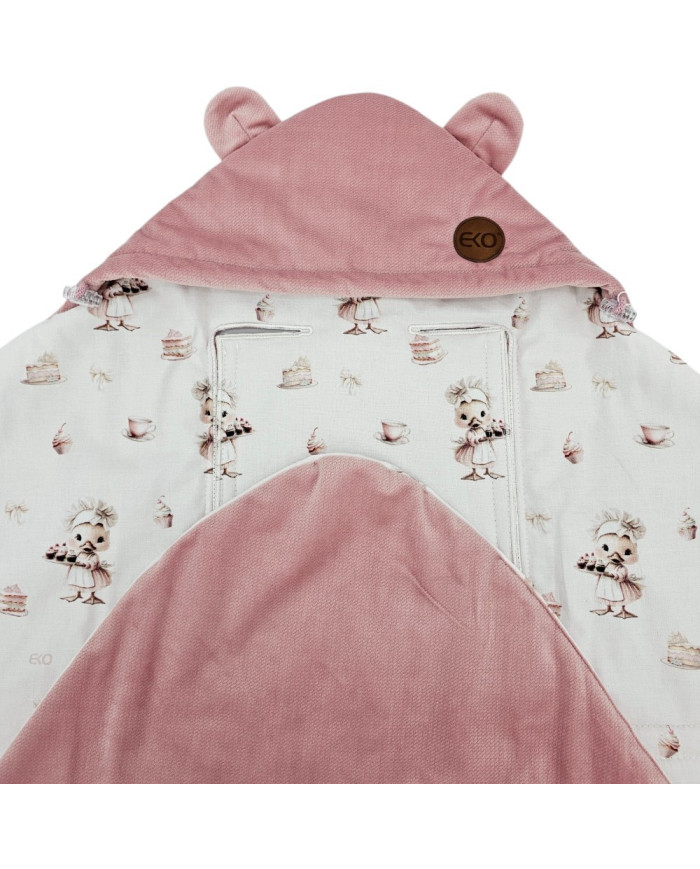 Schlafsack für den Kindersitz VELVET 3- und 5-Punkt-Gurte COOK