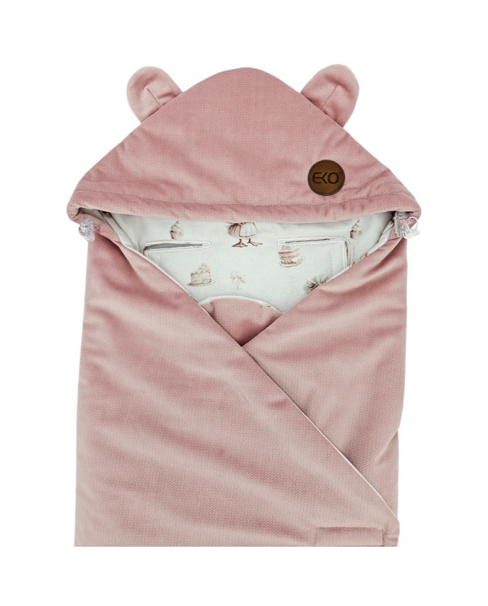 Baby Car Seat Sleeping Bag VELVET 3 and 5-point belts COOK