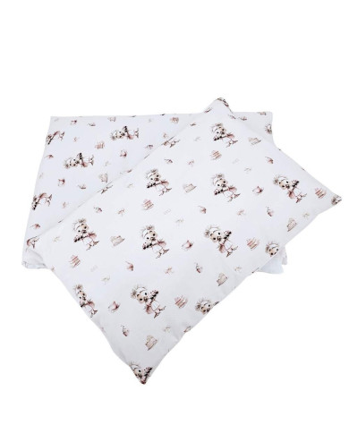 Printed cotton bedding - 2-piece 120x90 cm COOK