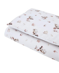 Printed cotton bedding - 2-piece 120x90 cm COOK