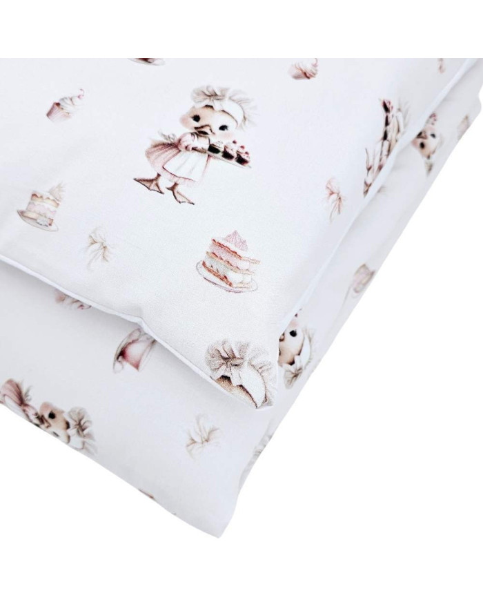 Printed cotton bedding - 2-piece 135x100 cm COOK