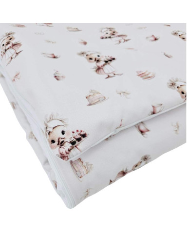 Printed cotton bedding - 2-piece 135x100 cm COOK