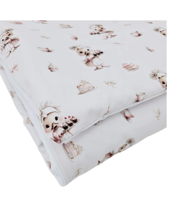 Printed cotton bedding - 2-piece 135x100 cm COOK