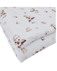 Printed cotton bedding - 2-piece 135x100 cm COOK