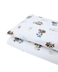 Printed cotton bedding - 2-piece 120x90 cm FARMER
