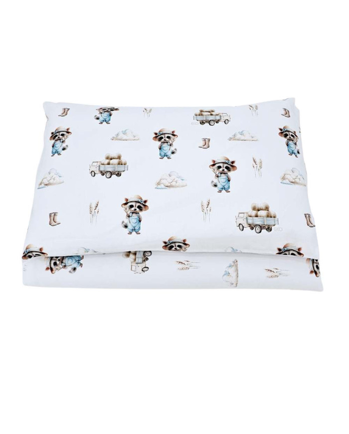 Printed cotton bedding - 2-piece 120x90 cm FARMER