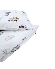 Printed cotton bedding - 2-piece 120x90 cm FARMER