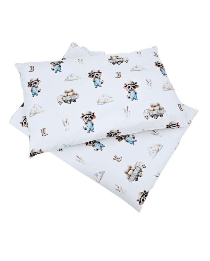 Printed cotton bedding - 2-piece 120x90 cm FARMER